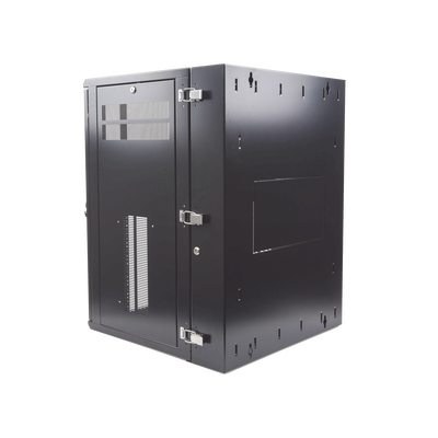 Gabinete PanZone de Montaje en Pared, de 19in, Puerta con Ventana de Seguridad, 18 UR, 635mm de Profundidad, Color Negro - Image 5