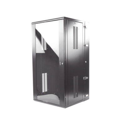 Gabinete PanZone de Montaje en Pared, de 19in, Puerta con Ventana de Seguridad, 26 UR, 635mm de Profundidad, Color Negro - Image 2