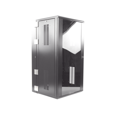 Gabinete PanZone de Montaje en Pared, de 19in, Puerta con Ventana de Seguridad, 26 UR, 635mm de Profundidad, Color Negro - Image 4