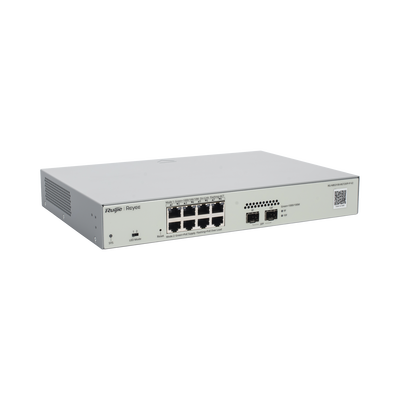 Switch Administrable PoE Capa 2 con 8 puertos Gigabit PoE 802.3af/at + 2 SFP para fibra 1Gb, gestión gratuita desde la nube, 125w - Image 4