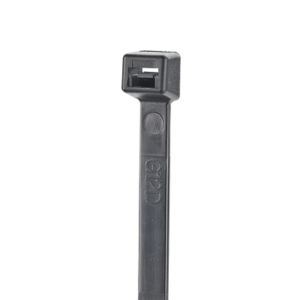 Cincho de Nylon 6.6 StrongHold™,  200mm  largo x 2.5mm ancho, Color Negro, Exterior Resistente a Rayos UV, Paquete de 100pz