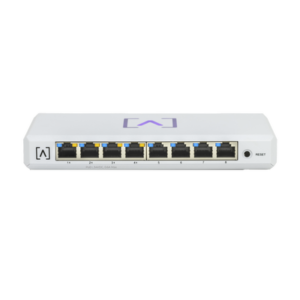 Switch Gigabit PoE+ Administrable / 8 puertos 10/100/1000 Mbps (4 de ellos PoE+ 802.3af/at) / Hasta 60W / Administración nube gratuita / Presupuesto de 60W