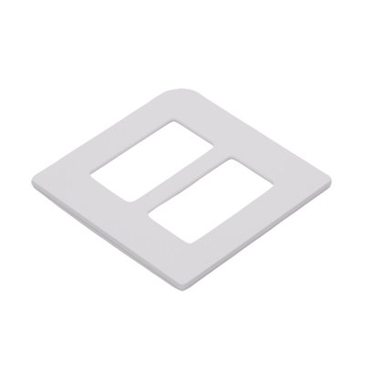Tapa Color Blanco Satin Snow para interruptor o dimmer Lutron, 2 gang, limpio y moderno - Image 2