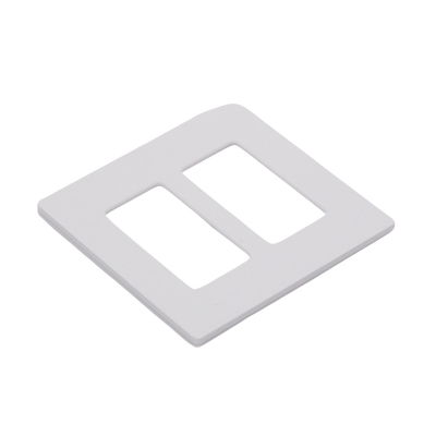Tapa Color Blanco Satin Snow para interruptor o dimmer Lutron, 2 gang, limpio y moderno - Image 4