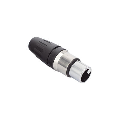 Conector hembra XLR de 3 núcleos con carcasa de acero inoxidable y contactos chapados en oro - Image 7