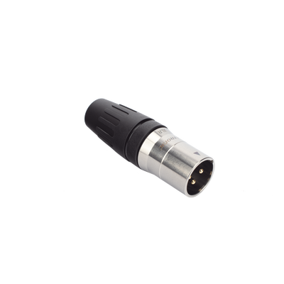 CONECTOR MACHO XLR DE 3 NÚCLEOS CON CARCASA DE ACERO INOXIDABLE Y CONTACTOS CHAPADOS EN ORO - Image 8