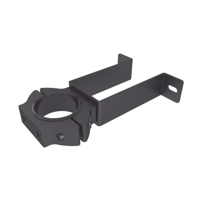 Soporte de pared con abrazadera para poste