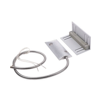Contacto magnético para piso uso rudo con 55cm de cable blindado / GAP 75mm / Placa de montaje de "L". - Image 2