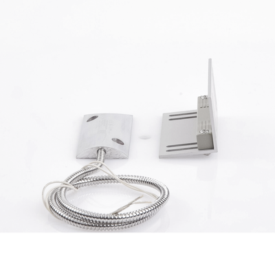 Contacto magnético para piso uso rudo con 55cm de cable blindado / GAP 75mm / Placa de montaje de "L". - Image 5