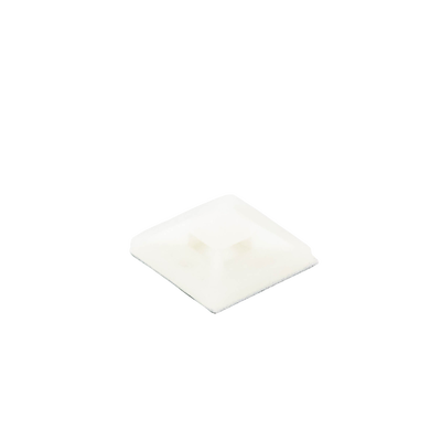 Montaje-Sujetador Adhesivo STRONGHOLD de 4 Vías de 1" x 1" x 1/4", Color Natural, Nylon 6.6 Retardante de Llamas V-2, Paquete de 100pz - Image 2