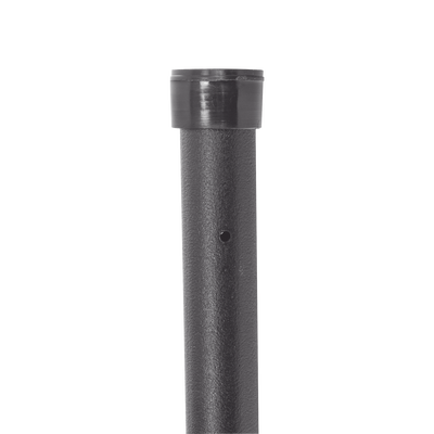 Poste de Esquina Negro de 1.2m para Cerca Electrificada de Tubo Galvanizado cal. 18 de 1"Diam. para 5 Aisladores (No incluidos). - Image 2