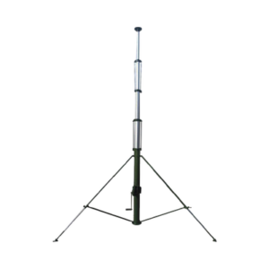 Mástil Telescópico Retraible Manual de 12 metros con Accesorios. Incluye Tripie.