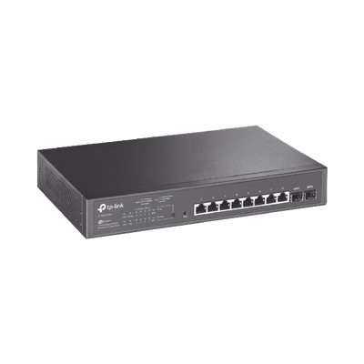 Switch PoE JetStream SDN Administrable 8 puertos 10/100/1000 Mbps + 2 puertos SFP, 8 puertos PoE, 150W, administración centralizada OMADA SDN - Image 2