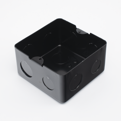 Caja de Registro de Acero Galvanizado, 10x10 cm (3.94x3.94 Pulgadas), Color Negro (11000-00000) - Image 3