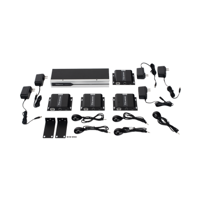 Kit Divisor y Extensor HDMI (Extender Splitter) | Divide 1 Fuente HDMI a 4 Pantallas | Extiende la señal HDMI hasta 120 m | Resolución 4Kx2K @ 60 Hz | Cat 6/6a | Uso 24/7 | Longitud del cable autoajustable - Image 11