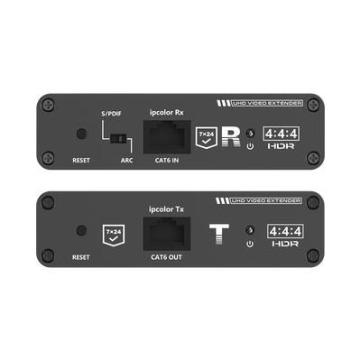 Kit Extensor HDMI hasta 700 metros con Conexión en Cascada / 4K @ 60 Hz/ 70 metros PTP con Cat 6, 6a y 7 / IPCOLOR / CERO LATENCIA / SIN COMPRIMIR / Salida Loop / IR bidireccional / Puerto S/PDIF / Soporta ARC / Soporta 10 TT-676-Rx. - Image 2