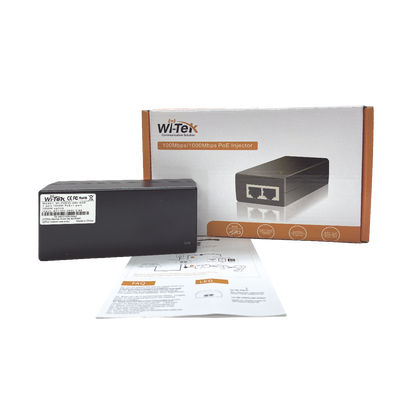 Inyector Hi-PoE 60 W Gigabit / Alimenta Equipos PoE 802.3 af Hasta 15W - PoE at Hasta 30W - PoE bt Hasta 60W / Instalación Para Interior / Alcance de Hasta 100 metros / Plug and Play / No se Necesita Configurar - Image 2