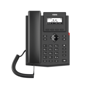 Teléfono IP / 2 Líneas SIP / Pantalla LCD 2.3" 132x64 / Audio HD G.722 y Opus / Conferencia 6 Vías / PoE 802.3af / Puertos Ethernet Duales 10/100 / Soporte EHS