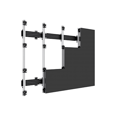 Accesorio_ Riel de Aluminio con longitud de 2380mm| Compatible con estructura para Videowall | Diseño Modular | Incluye Tapas de Riel - Image 6