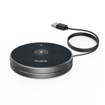 Micrófono inalámbrico 360° VCM36W-PACKAGE de Yealink para videoconferencias, con amplio alcance y cancelación de ruido. - Image 2