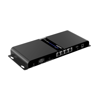 Kit Divisor y Extensor HDMI (Extender Splitter) | Divide 1 Fuente HDMI a 4 Pantallas | Extiende la señal HDMI hasta 120 m | Resolución 4Kx2K @ 60 Hz | Cat 6/6a | Uso 24/7 | Longitud del cable autoajustable - Image 2