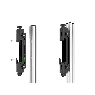 Accesorio_ Riel de Aluminio con longitud de 2380mm| Compatible con estructura para Videowall | Diseño Modular | Incluye Tapas de Riel - Image 4