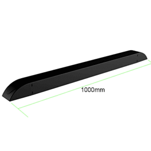 Soporte Estructural para Videowall con motaje en Piso | Perfil Rectangular de 1m| Diámetro de los orificios 20 mm Post Support 76.5 mm |Incluye Herramientas Allen| 4 Agujeros Pasantes M8