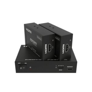 Splitter HDMI 1x2 | 4K@60Hz a 60m | 4K@30Hz a 70m | Cable Cat6 | EDID | HDCP 2.2 | Salida Loop