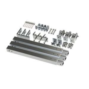 Caja de accesorios de aluminio anodizado para montaje VEKTOR8R2700 , arreglo 1X2para techo