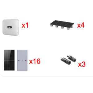 Kit Solar Interconexion / 10kW 220Vca / Inversor HUAWEI / Montaje Incluido