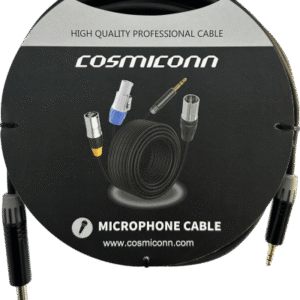 Cable 6.35mm a 3.5mm, conectores color negro MP3X-B - MTP3C-BG, length 5m