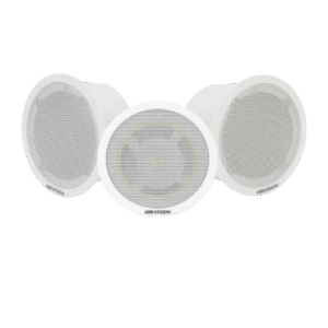 Kit Altavoz principal y 2 bocinas secundarias, solo alimenta la principal  | Bluetooth |  Hik-Connect | Musical Ambiental | Voceo | Calendarización de audios