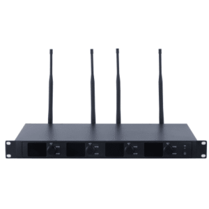 Receptor Micrófono Inalámbrico Digital UHF | Transmisión Digital U-Band pi/4-DQPSK | Distancia 80 mts | Encriptación de Audio | 2197 Ecualizaciones | 15625 Efectos de Reverberación | Pantalla LCD