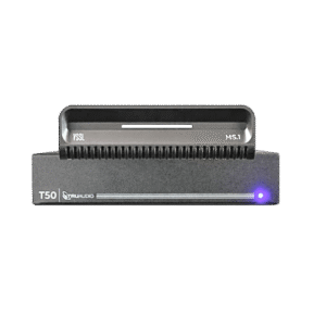KIT Amplificador T50 y Streamer de Audio Modular MS.1 | PoE + USB-C | HDMI eARC + Óptica + RCA | Bluetooth LE Audio | WiFi | Control4-Crestron-Elan-RTI-URC-Savant-Lutron | AirPlay2-GoogleCast-SpotifyConnect