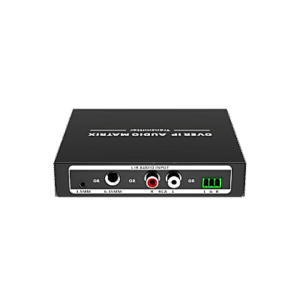 Extensor de Audio sobre IP | PCM 2.0 | 120 m | Matriz Flexible 1 a 1 / 1 a N / N a N | Interfaces Profesionales | Protección ESD | Solo Transmisor