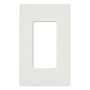 Tapa Color Blanco para interruptor o dimmer Lutron, 1 gang, limpio y moderno
