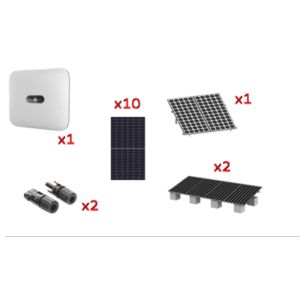 Kit Solar Interconexion  / 6 kW  220Vca / Inversor HUAWEI/ Montaje Incluido