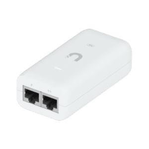 Inyector / Adaptador POE UniFi U-POE (48 VDC, 0.32 A hasta 15W) puerto Gigabit, ideal para equipos UniFi, incluye cable AC
