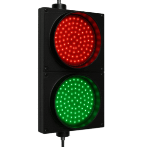 Semáforo / Señalización Rojo y Verde / Diametro 20 cm.