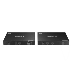 Kit extensor KVM (HDMI y USB) hasta 70 metros | Resolución 4K @ 60 Hz | Cat 6, 6a y 7 | IPCOLOR | CERO LATENCIA | HDR10 | Salida Loop | Puerto S/PDIF | Uso 24/7 | Transmite el Video y Controla tu DVR vía USB a distancia.
