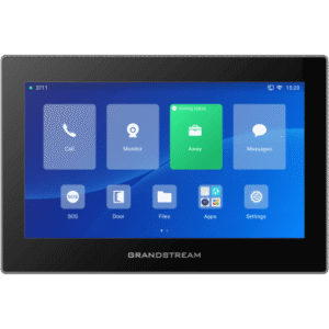 Estación de Intercomunicación SIP con Wi-Fi 6, Bluetooth y Control Total para Agendamiento de Salas y Edificios Inteligentes (Color Negro)