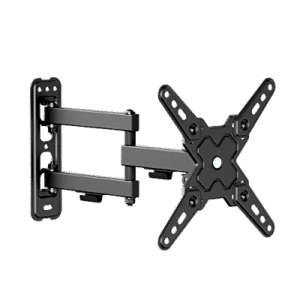 Soporte de Pared Articulado para Pantallas o Monitores | Compatibilidad VESA 75x75 - 200x200 / Hasta 43 Pulgadas | Capacidad Máxima de Carga 20 kg | Fabricado en Acero